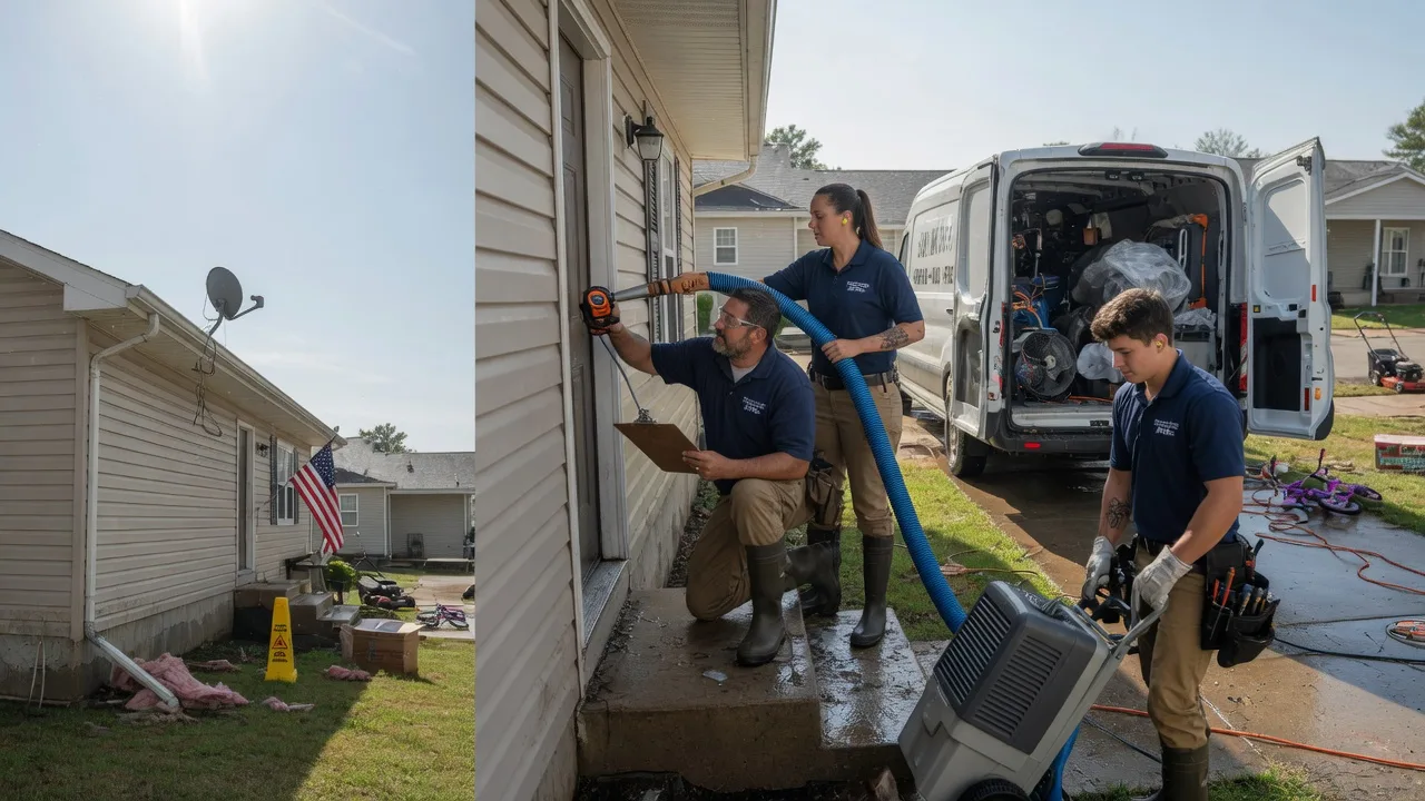 Ceiling Water Damage Restoration in Orlando, OK near me